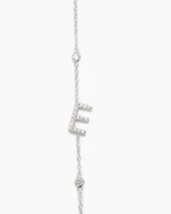Buchstaben-Armband mit Zirkonia