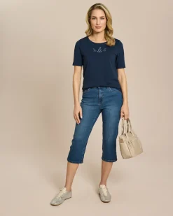 Capri Denim Stretch Hose