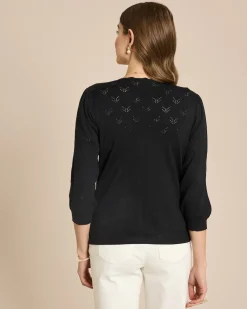 Cardigan Ajourstrick