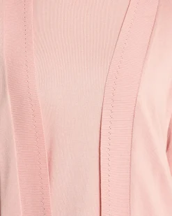 Cardigan 1/1-Arm mit Ajour-Rippe