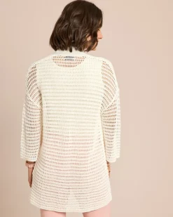 Cardigan in Häkel-Optik