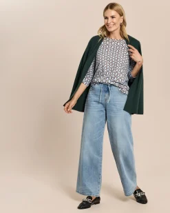 Cardigan in Midi-Länge