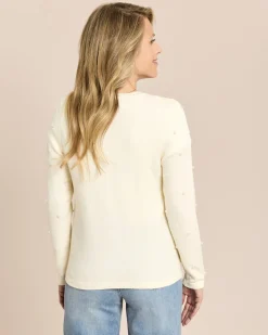 Cardigan mit Perlen