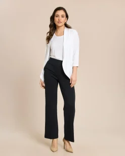 Cardigan mit Spitzenbesatz
