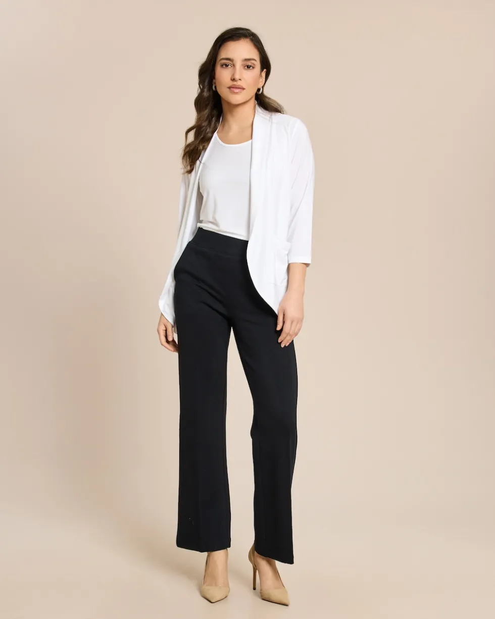 Cardigan mit Spitzenbesatz