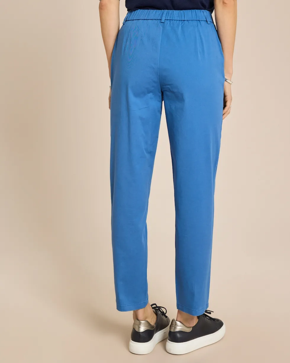 Chino in Cotton-Stretch mit Silk-Touch