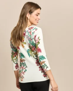 Classic Pullover Blumen