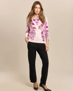 Classic Pullover Blumen