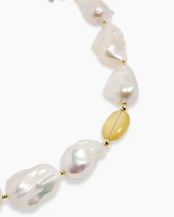 Collier aus Süßwasserzuchtperlen