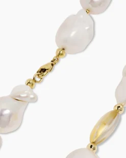 Collier aus Süßwasserzuchtperlen