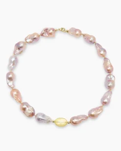 Collier aus Süßwasserzuchtperlen