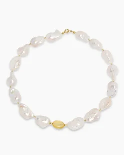 Collier aus Süßwasserzuchtperlen