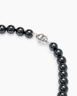 Collier Hämatit 6,0 mm & MK-Perlen 10 mm