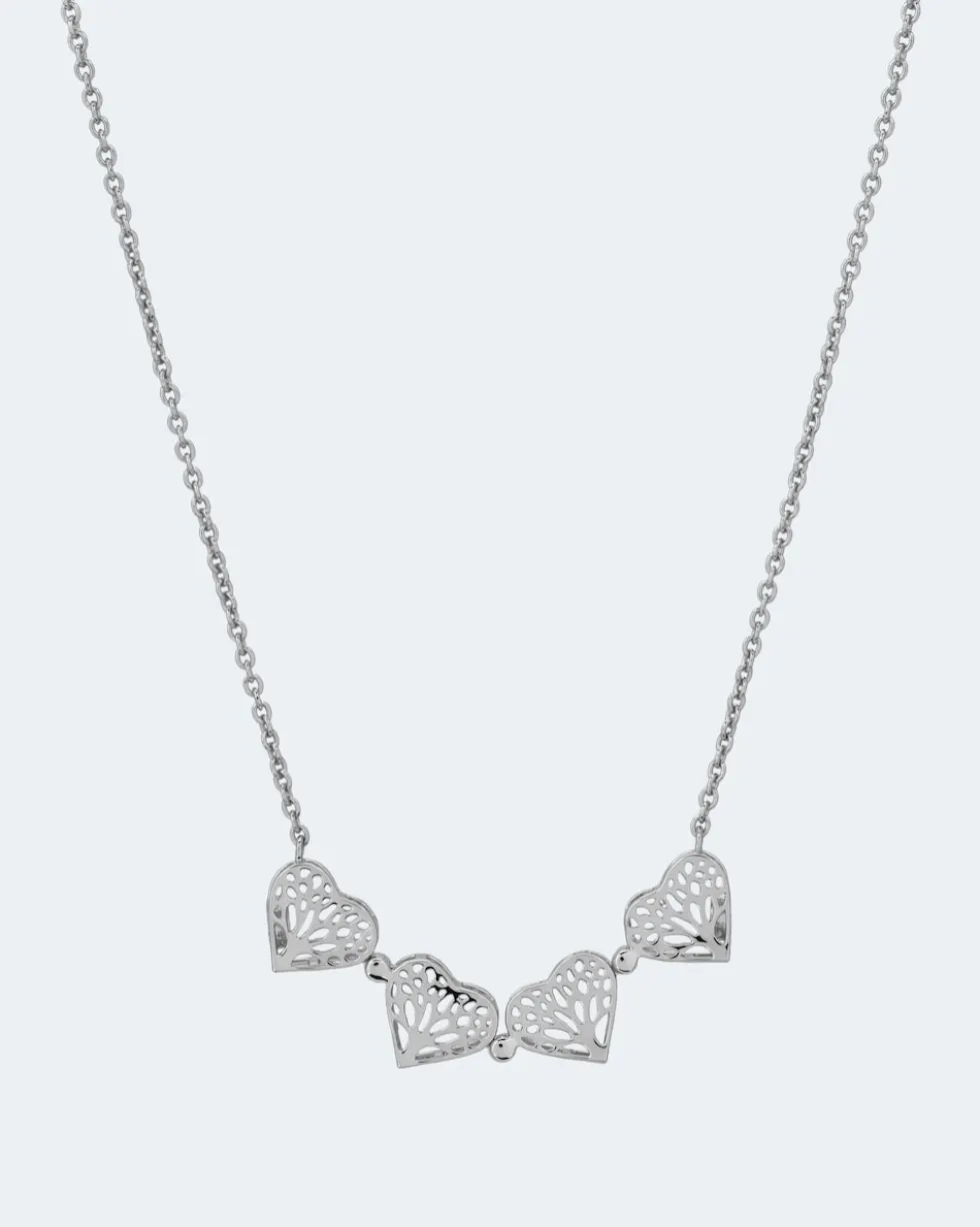 Collier "Kleeblatt/Baum des Lebens"