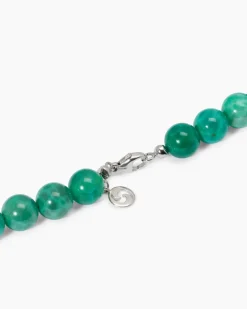 Collier mit Achat, Hämatit & Lava