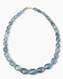 Collier mit Aquamarin