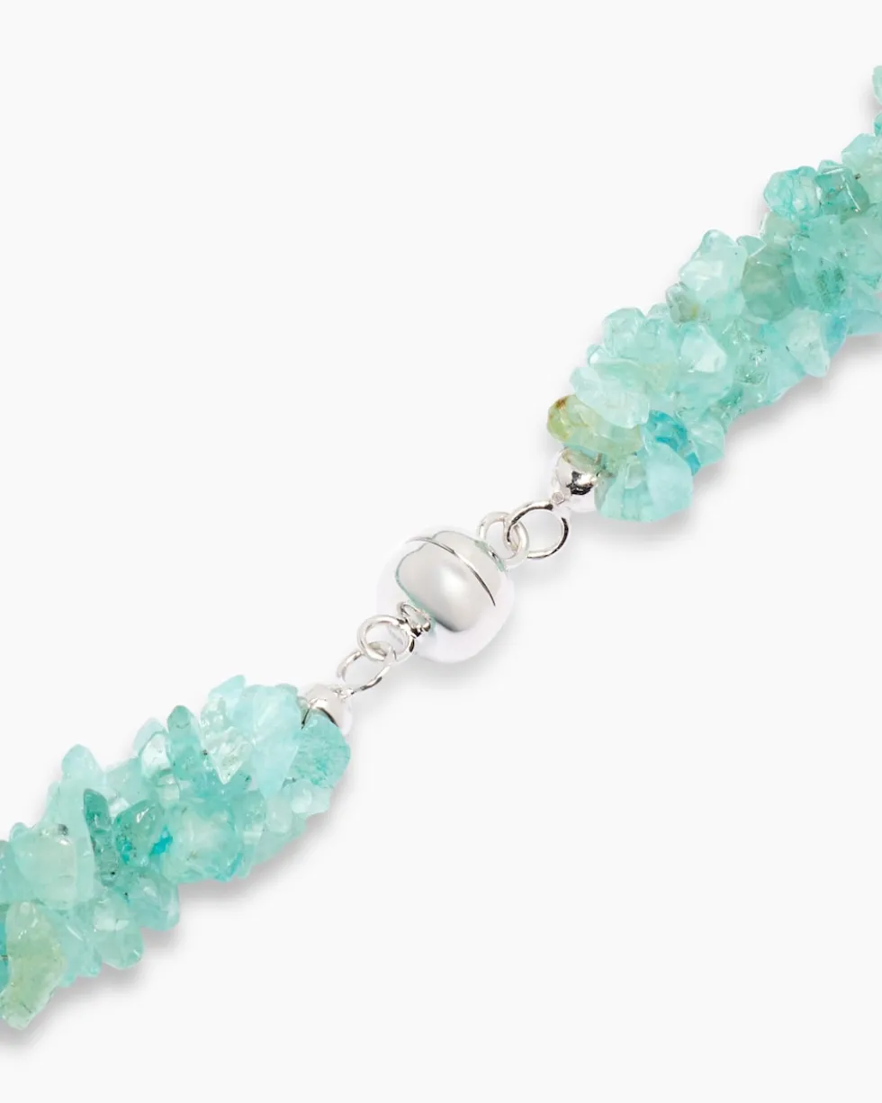 Collier mit Aquamarin