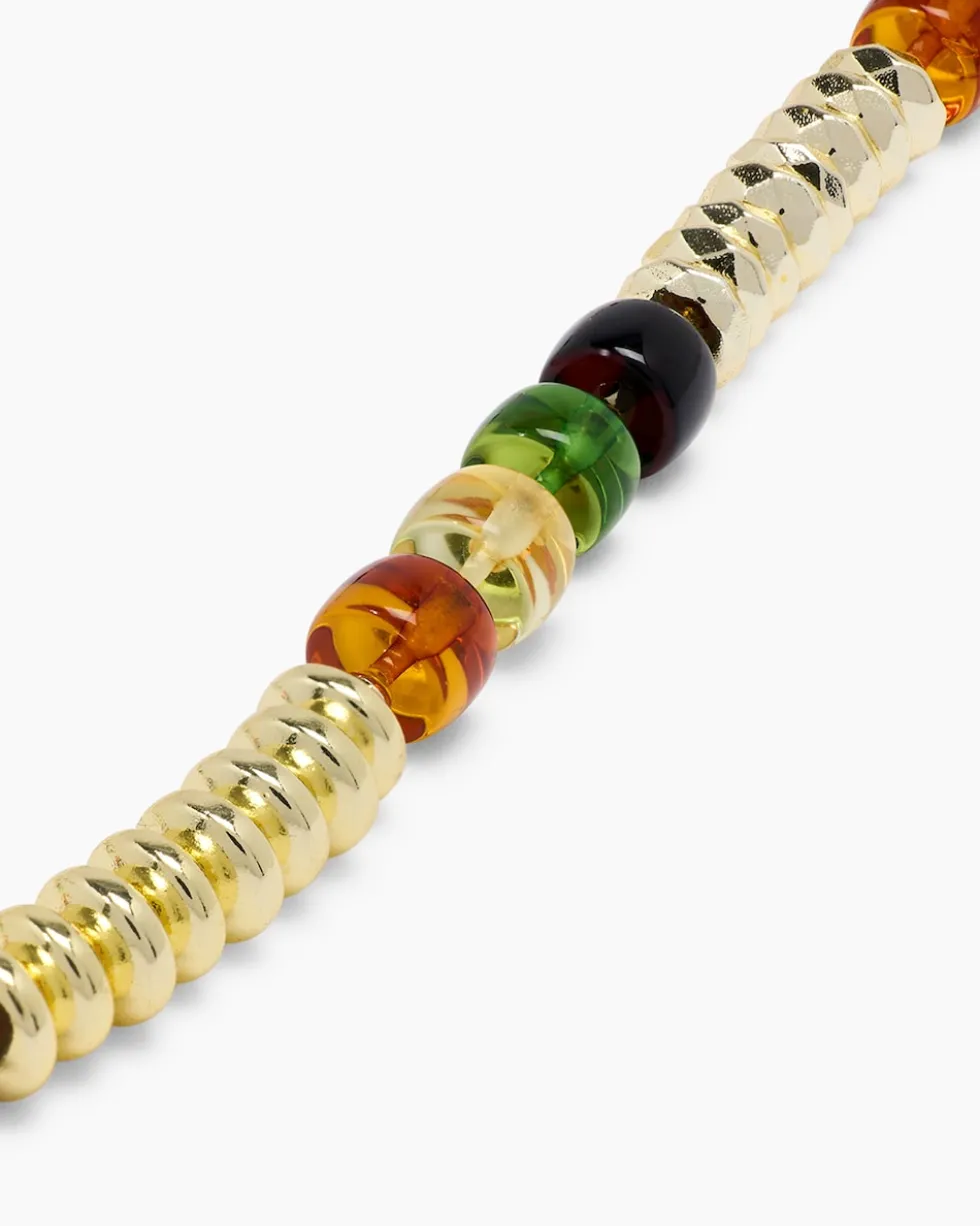 Collier mit Bernstein & Hämatit