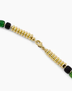 Collier mit Bernstein & Hämatit