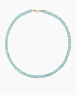 Collier mit blauem Opal