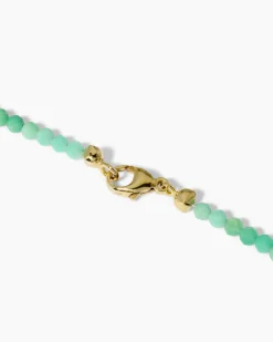Collier mit Chrysopras, SWZ-Perle & Hämatit