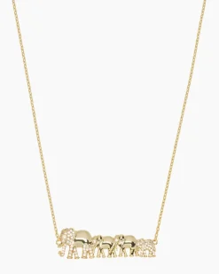 Collier mit Elefanten-Anhänger