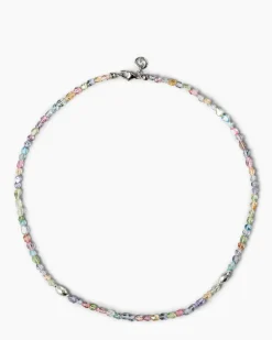 Collier mit Herkimer Quarz & Hämatit