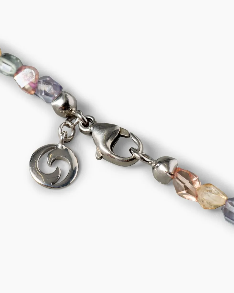 Collier mit Herkimer Quarz & Hämatit
