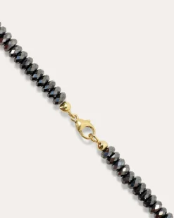 Collier mit Hämatit & Bernstein