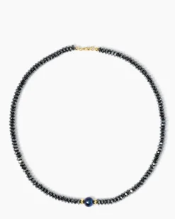 Collier mit Hämatit & SWZ-Perlen