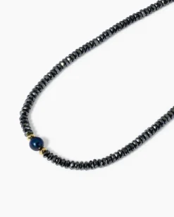 Collier mit Hämatit & SWZ-Perlen
