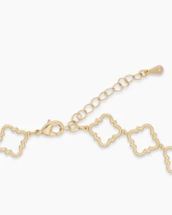 Collier mit Kleeblatt-Design