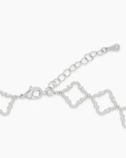 Collier mit Kleeblatt-Design