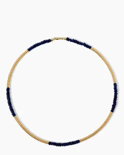 Collier mit Lapislazuli & Hämatit