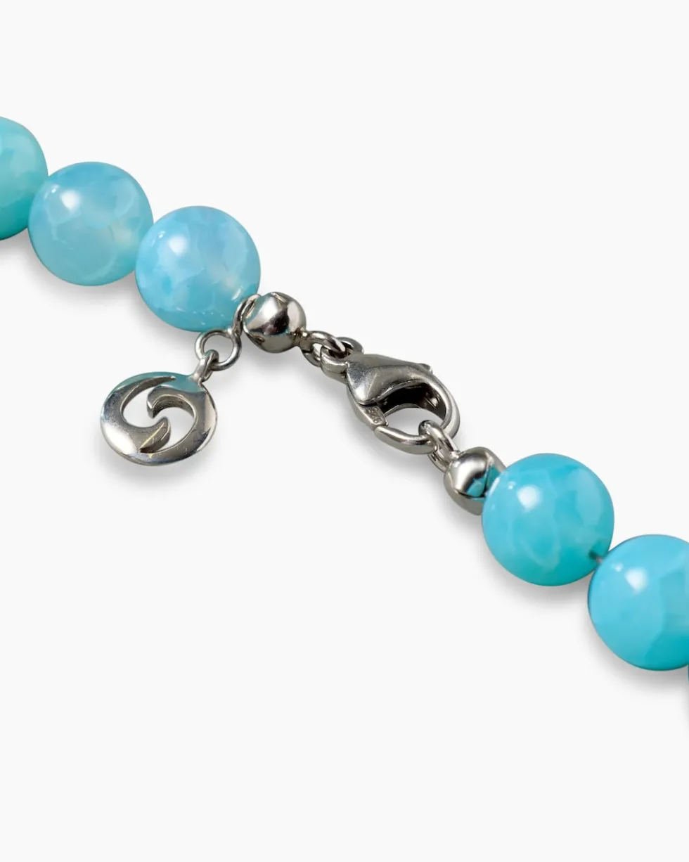 Collier mit Ocean Achat & Hämatit