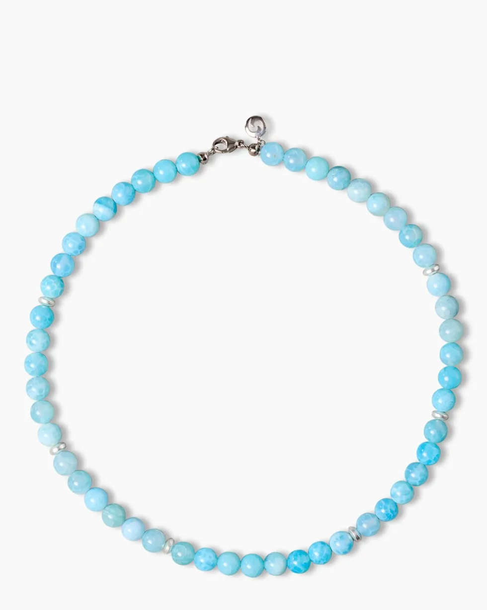 Collier mit Ocean Achat & Hämatit