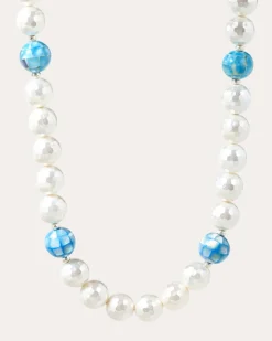 Collier mit Perlmutt & Aragonit