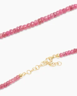 Collier mit Pink Turmalin