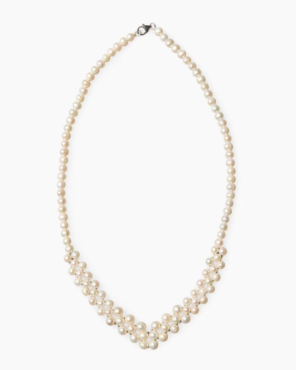 Collier mit Süßwasserzuchtperlen