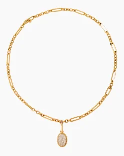 Collier mit Vario-Clip & Zirkonia