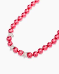 Collier MK-Perlen 10 mm & Zirkonia