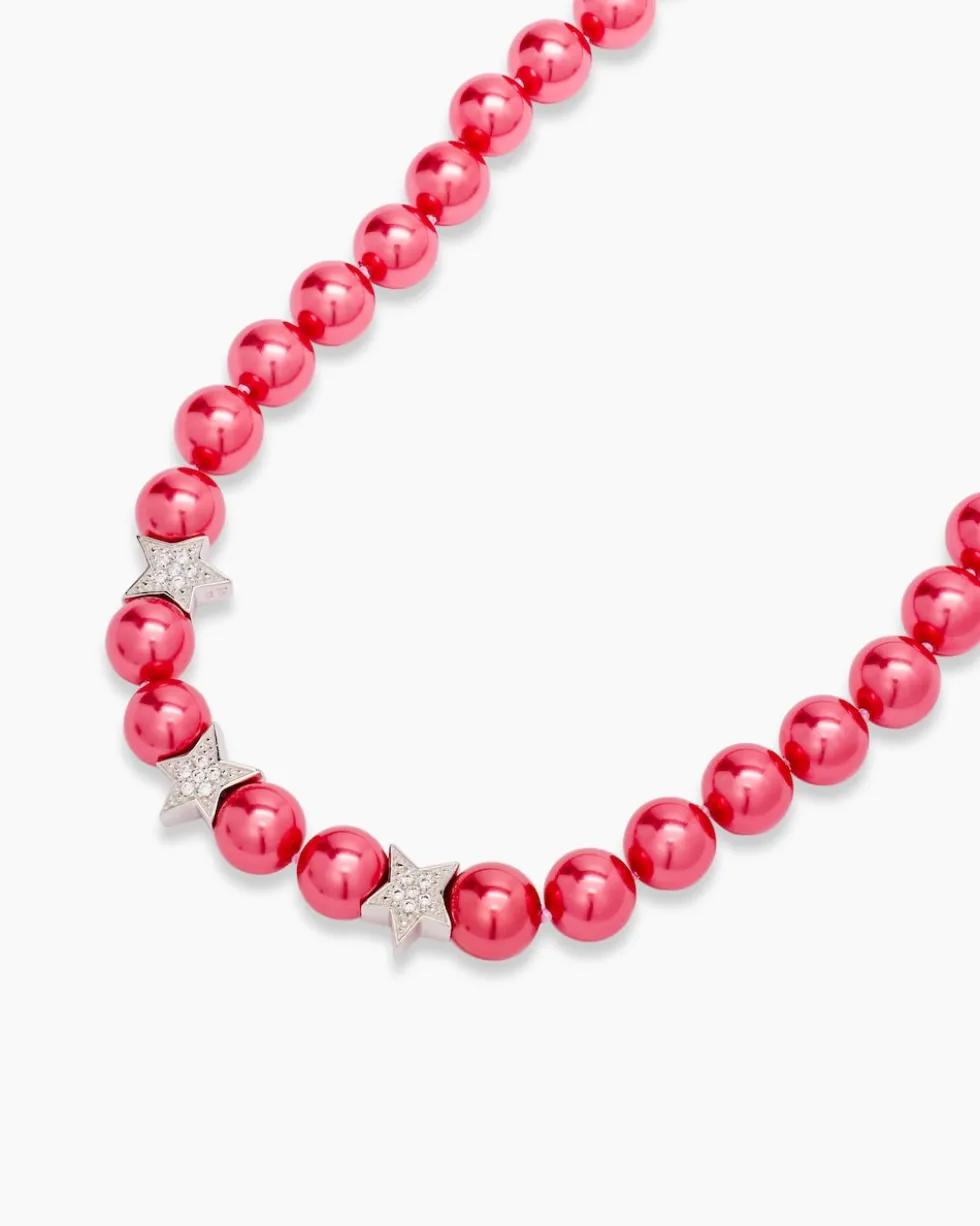 Collier MK-Perlen 10 mm & Zirkonia