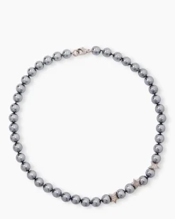 Collier MK-Perlen 10 mm & Zirkonia