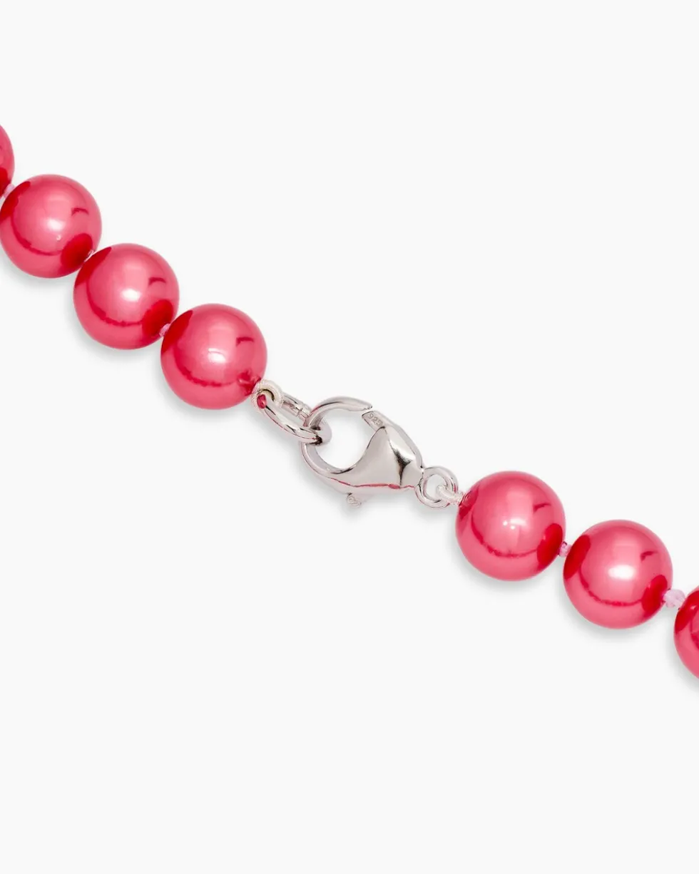 Collier MK-Perlen 10 mm & Zirkonia