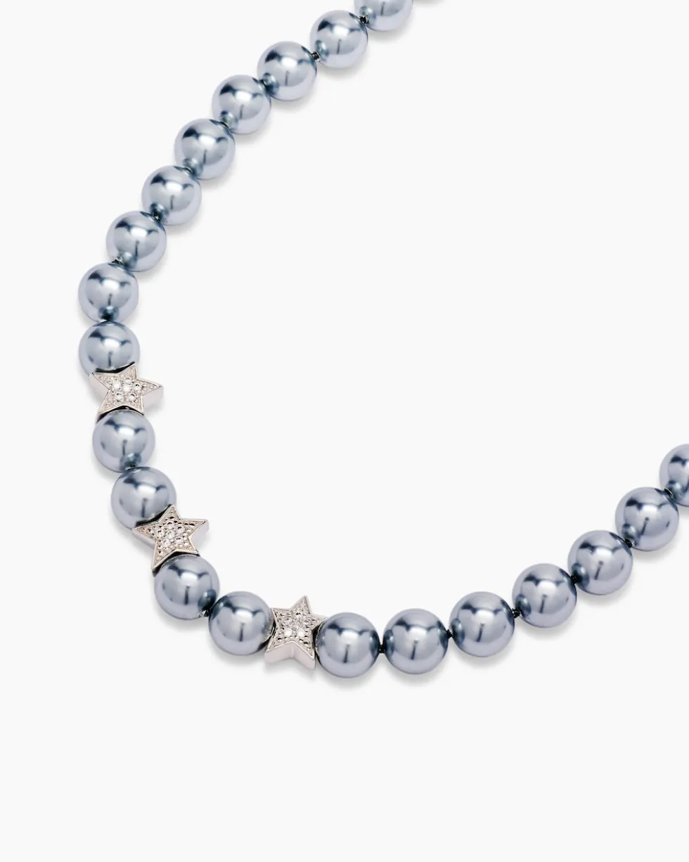 Collier MK-Perlen 10 mm & Zirkonia