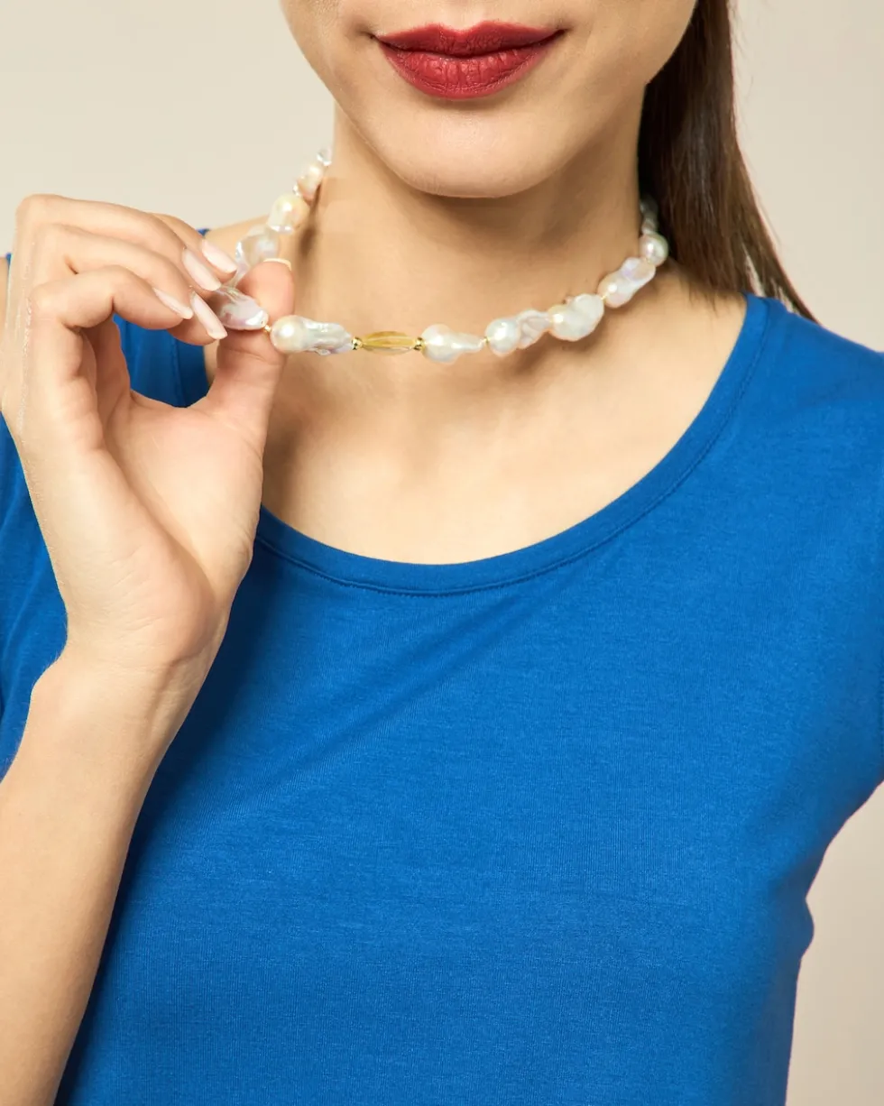 Collier SWZ-Perle 12-16 mm