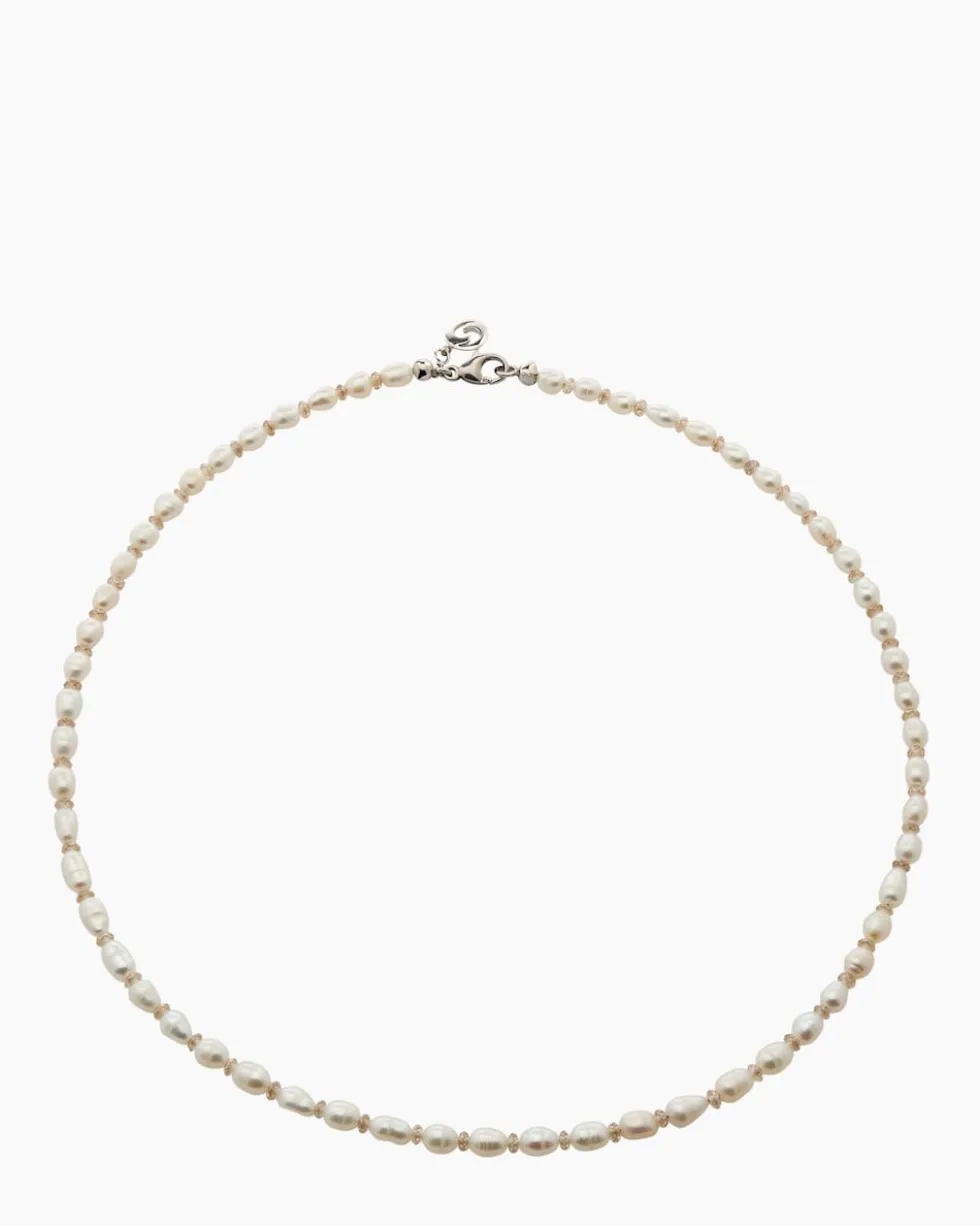 Collier SWZ-Perle & Zirkon