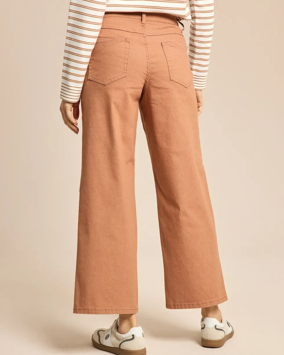 Color Denim 7/8-Hose