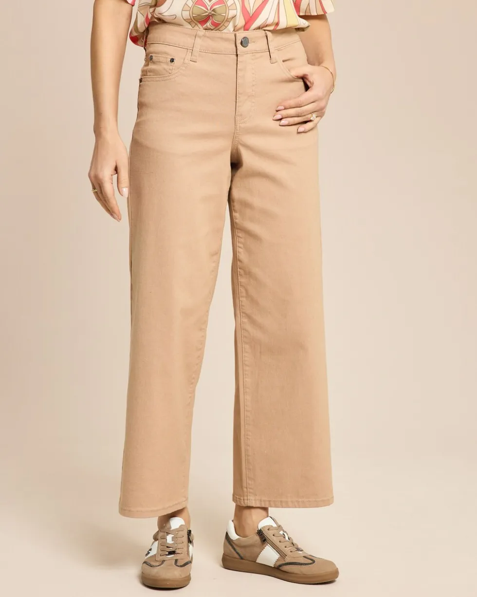 Color Denim 7/8-Hose