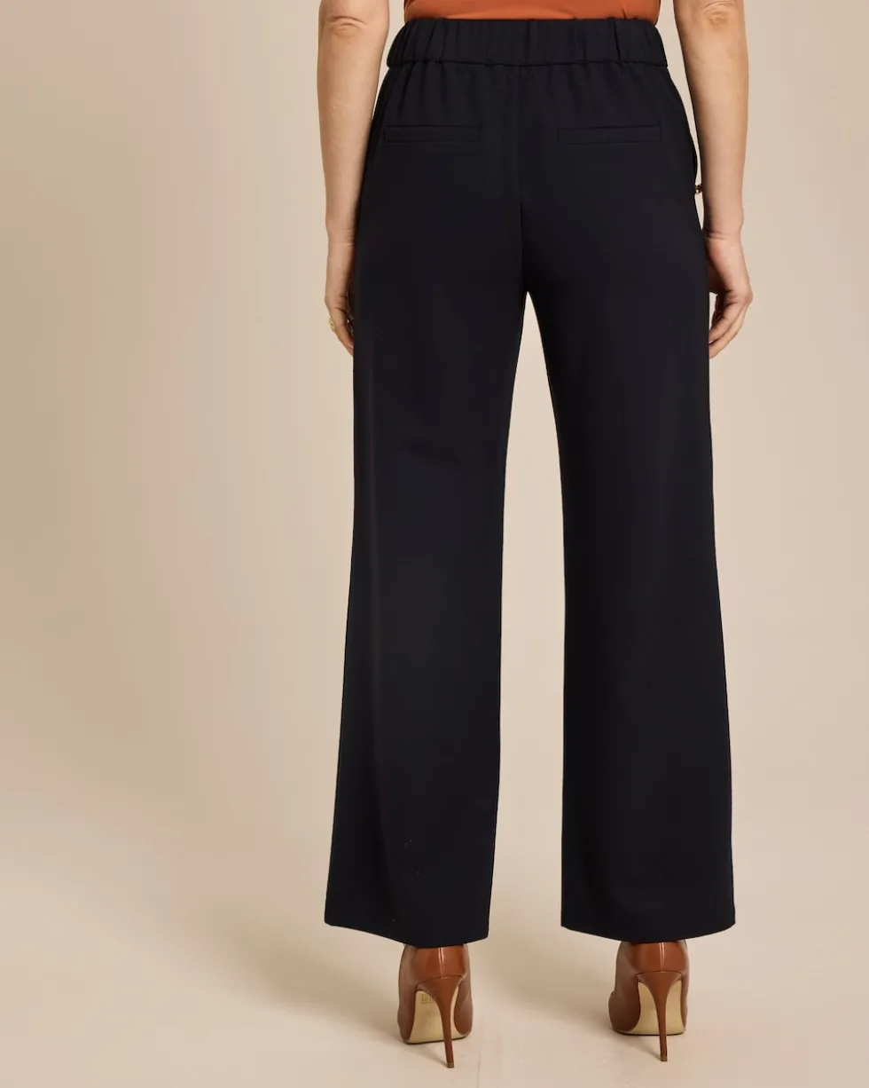 Couture Hose mit Knopfdetails
